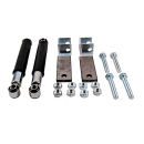 Knott suspension damper set with straight brackets, 100...