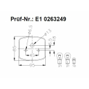 Lampa Geka BBSK95R prawa z oswietleniem tablicy...