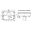 Meerkamerlamp, links BBSKN 830 L, driehoekige reflector, KZL, NSL