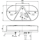 Technokon 3 system BBSKWN 610 L, left blinker brake SL, NSL, RFL, KZL