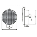 Blink-Brems-Schlussleuchte, 730/12 LED, mit 500 mm...