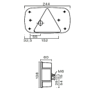 Multipoint III right end, brake, indicator, KZL, bayonet connection