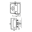 Minipoint tail, indicator and brake light with IDL right...