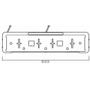 Nummerpladeholder med 0,8 m kabel, inklusive...