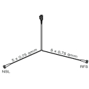 Kabelsæt forsyningsledning PVC-stik, 13-polet, 4 m...